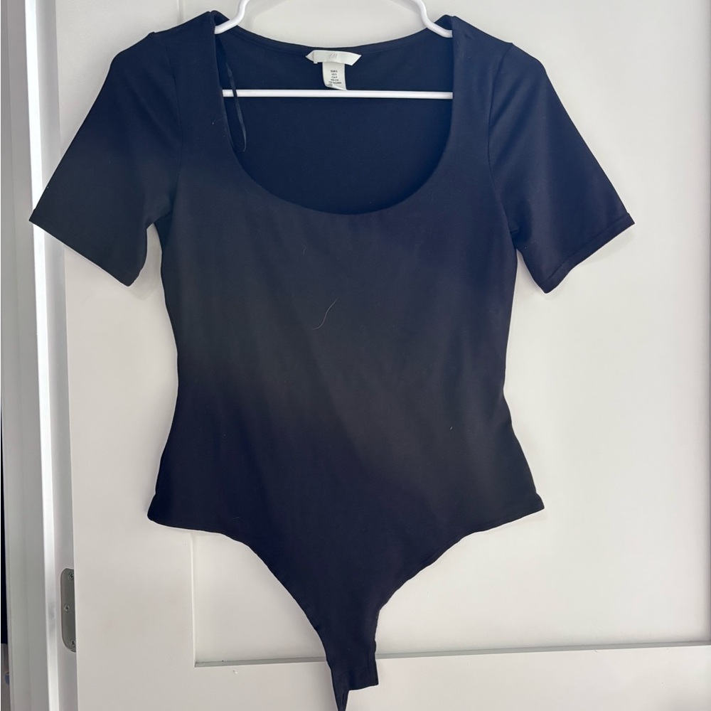 H&M Classic Black Bodysuit